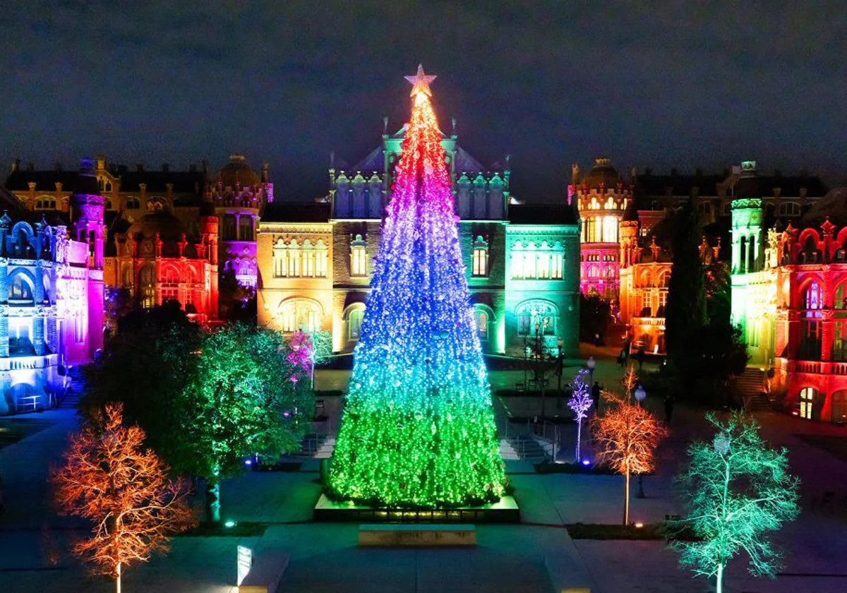 Spectacle lumineux de Noël à Sant Pau
