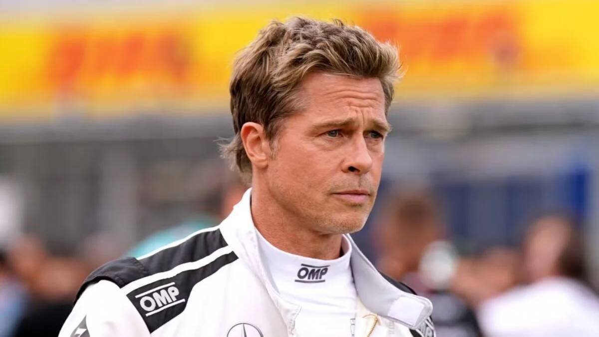 Brad Pitt sur le tournage de F1