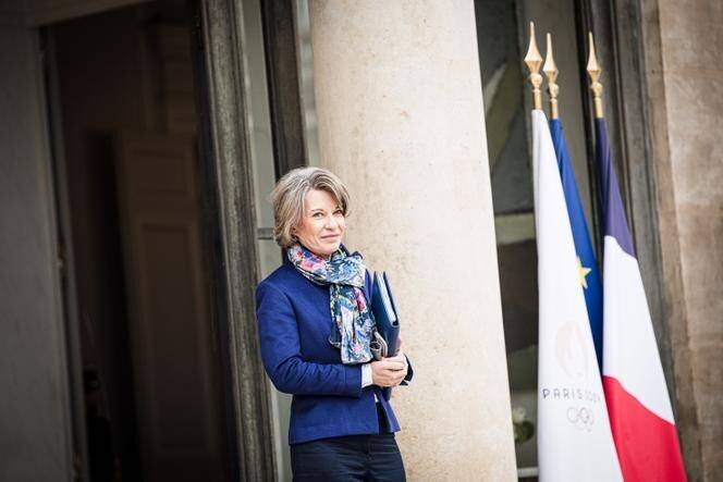 Anne Genetet, ministre de l’éducation nationale, au Palais de l’Elysée, Paris, le 6 novembre 2024.