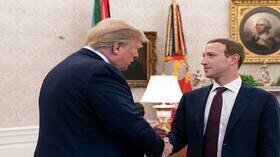 Mark Zuckerberg et Donald Trump