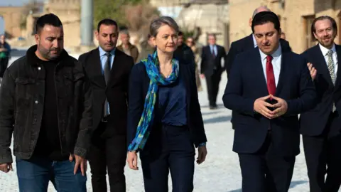 Yvette Cooper à Erbil