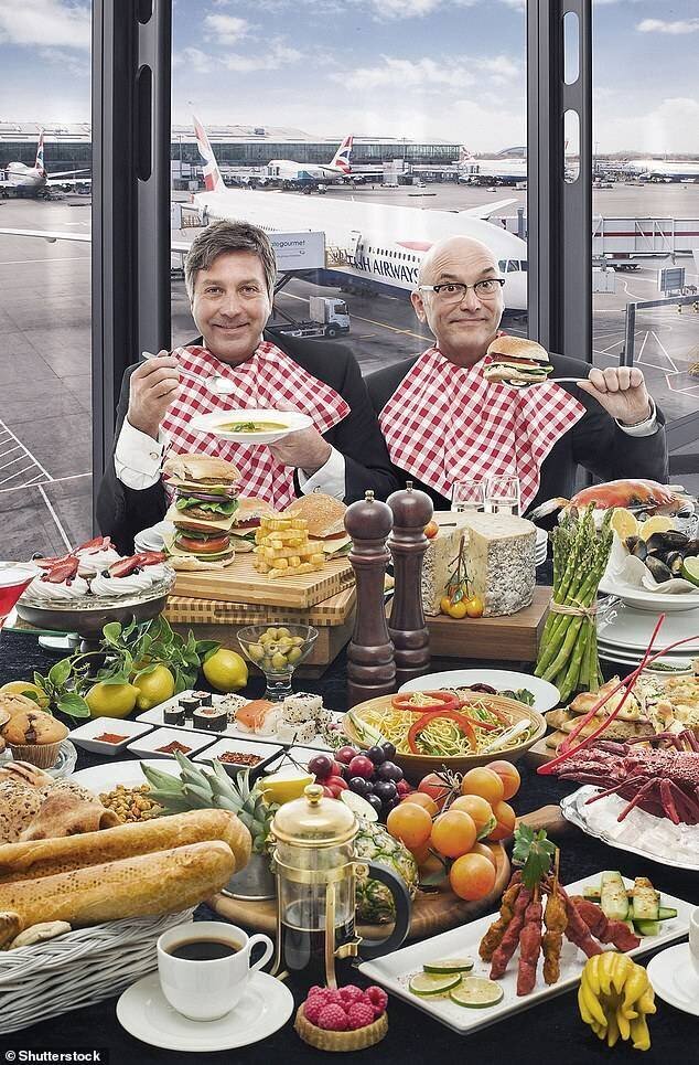 Gregg Wallace et John Torode lors de leur collaboration