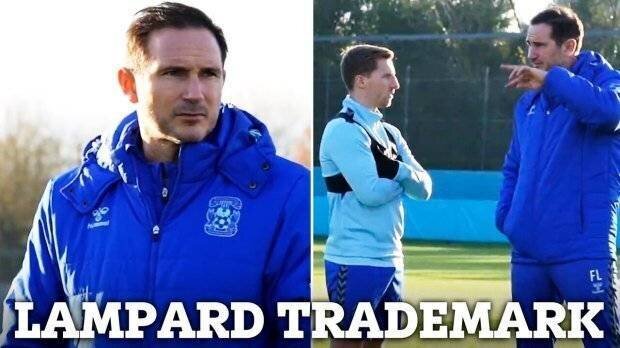 Frank Lampard à l'entraînement avec Coventry City