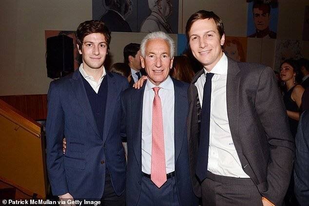 Charles Kushner avec ses fils Josh et Jared