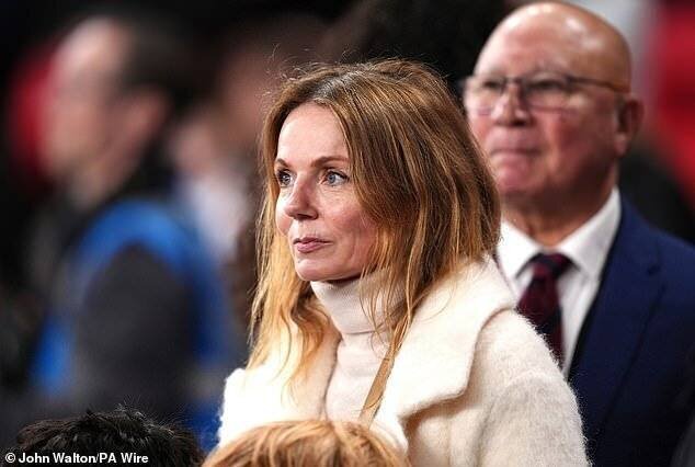 Geri Horner avec un maquillage léger