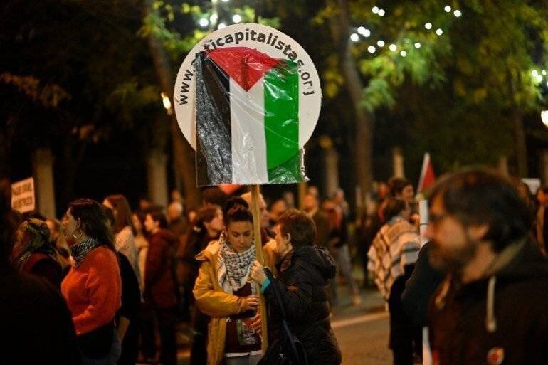 Manifestations en Espagne pour Gaza