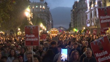Manifestation à Valence contre la gestion des inondations