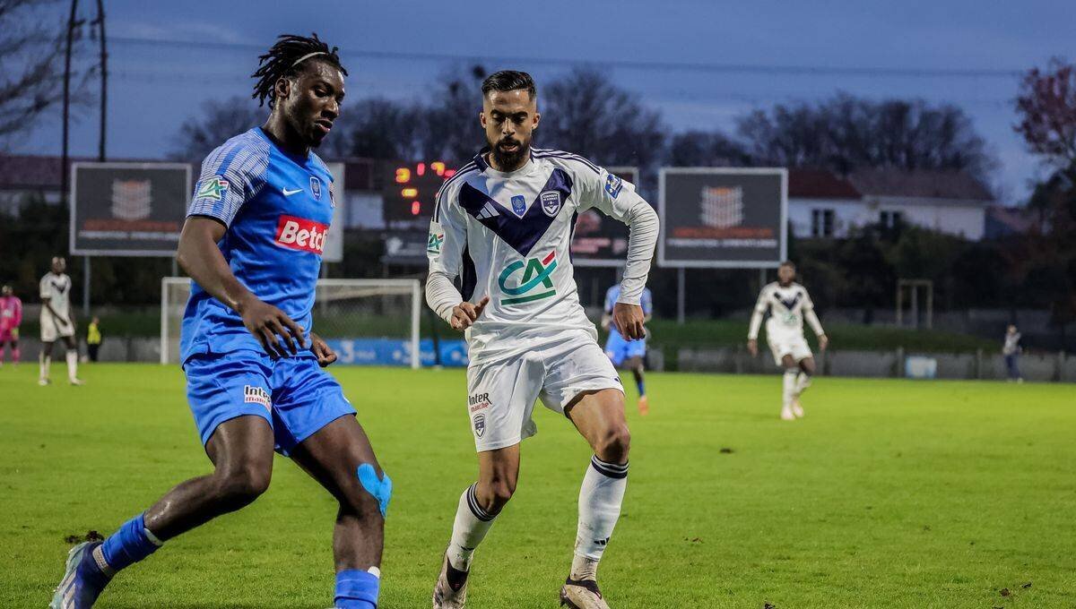 Match entre les Girondins de Bordeaux et les Herbiers, le 1er décembre 2024