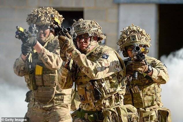 Budgets d'entraînement de l'armée britannique
