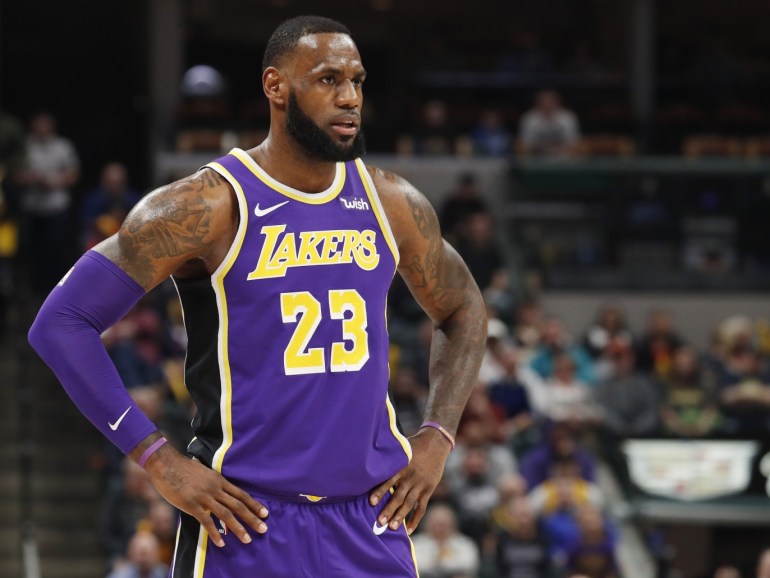 LeBron James lors d'un match
