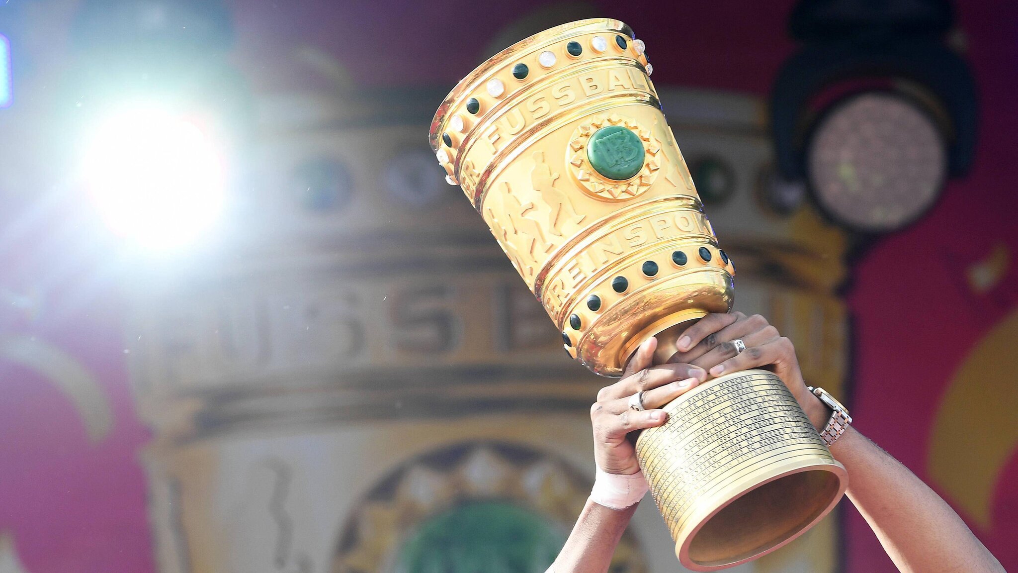 DFB-Pokal célébration