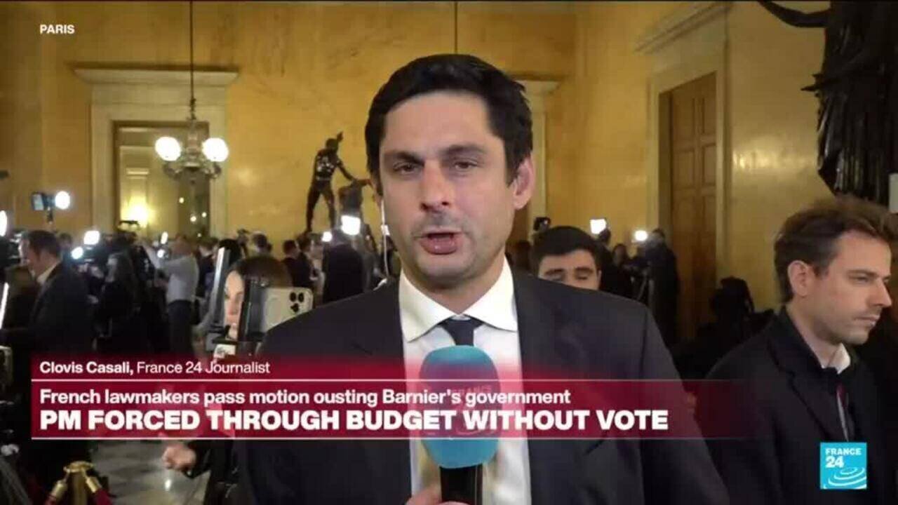 Tensions politiques en France suite au vote de défiance.