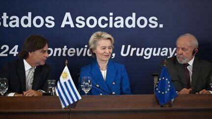 Ursula von der Leyen en Uruguay
