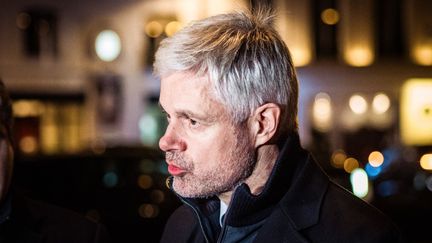 Laurent Wauquiez, le président du groupe Droite républicaine à l'Assemblée nationale, à Paris. (BASTIEN OHIER / HANS LUCAS / AFP)