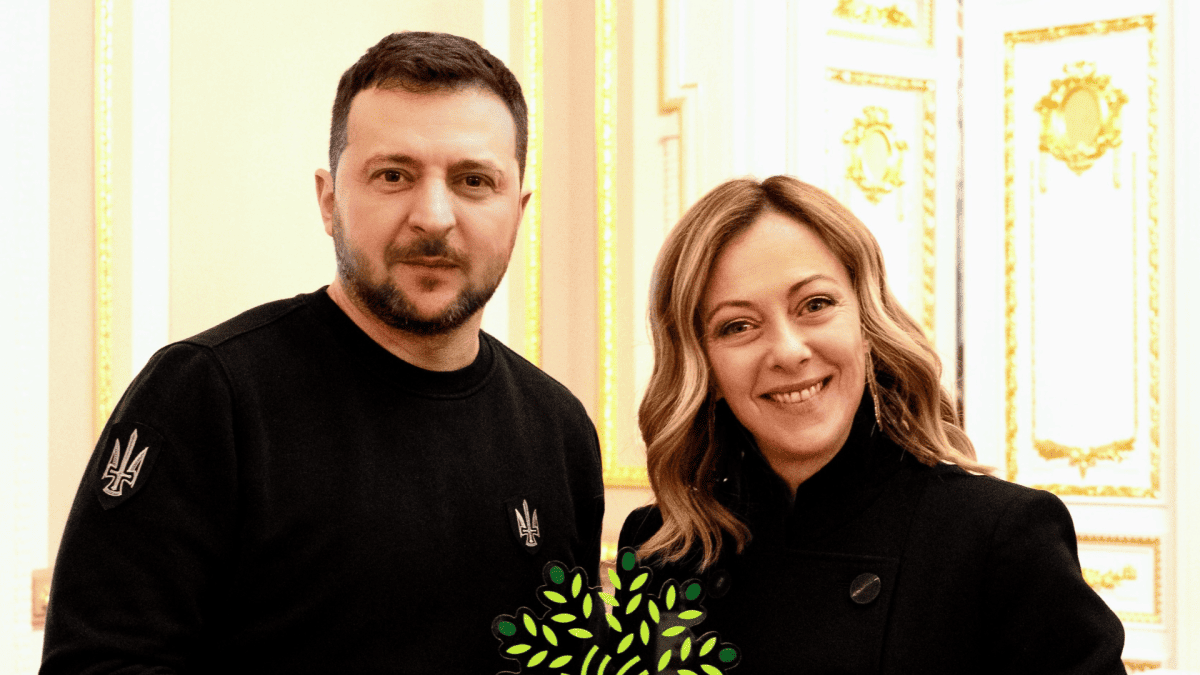 Meloni et Zelensky