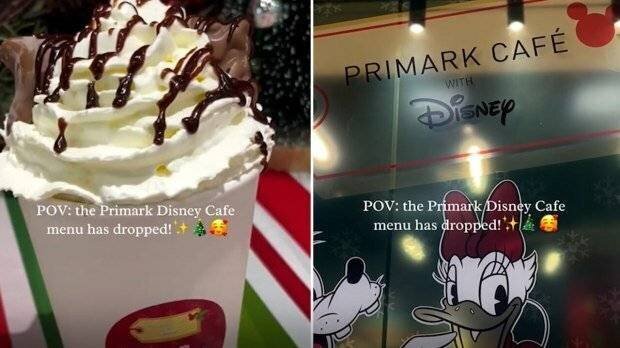 Menu de Noël des Cafés Disney de Primark