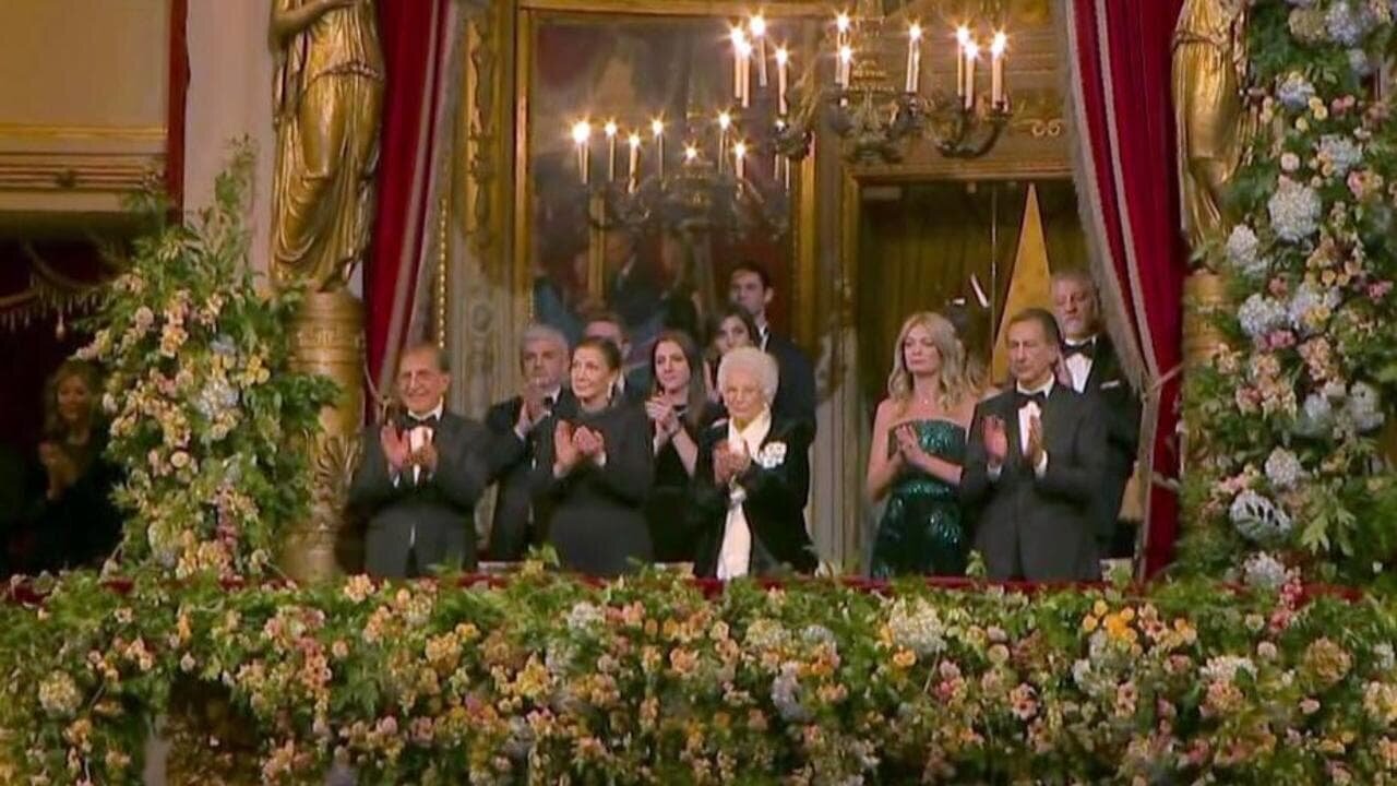 Protestations devant la Scala