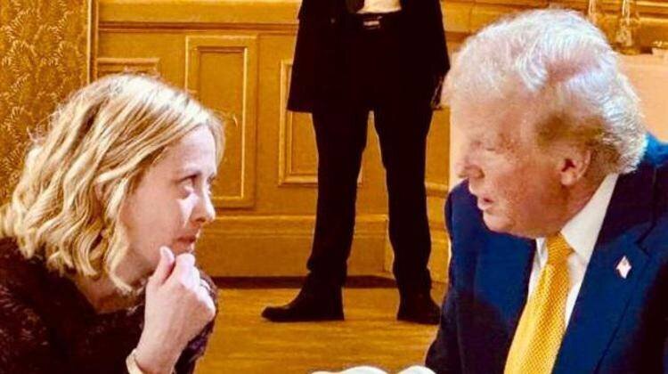 Giorgia Meloni et Donald Trump