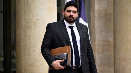 Guillaume Kasbarian à l'Elysée à Paris, le 27 novembre 2024