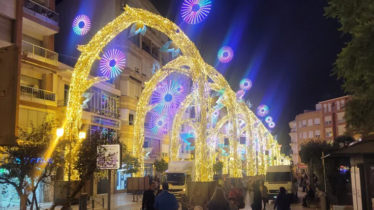 Iluminations de Noël à Puente Genil