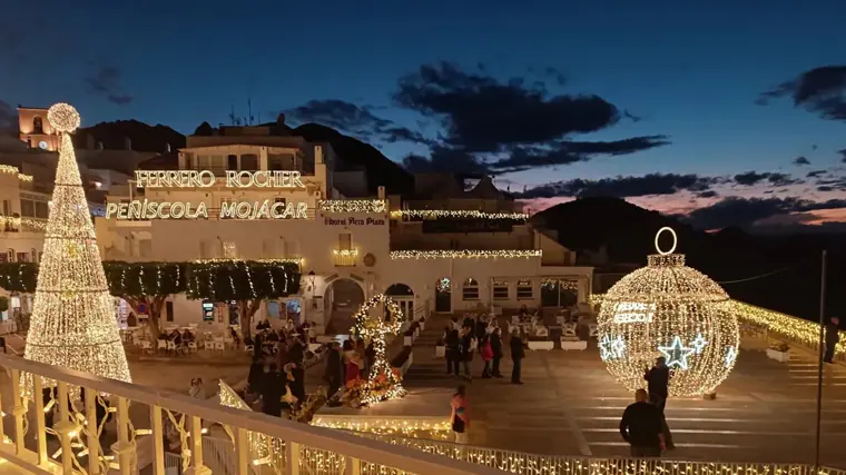 Illuminations de Noël à Mojácar