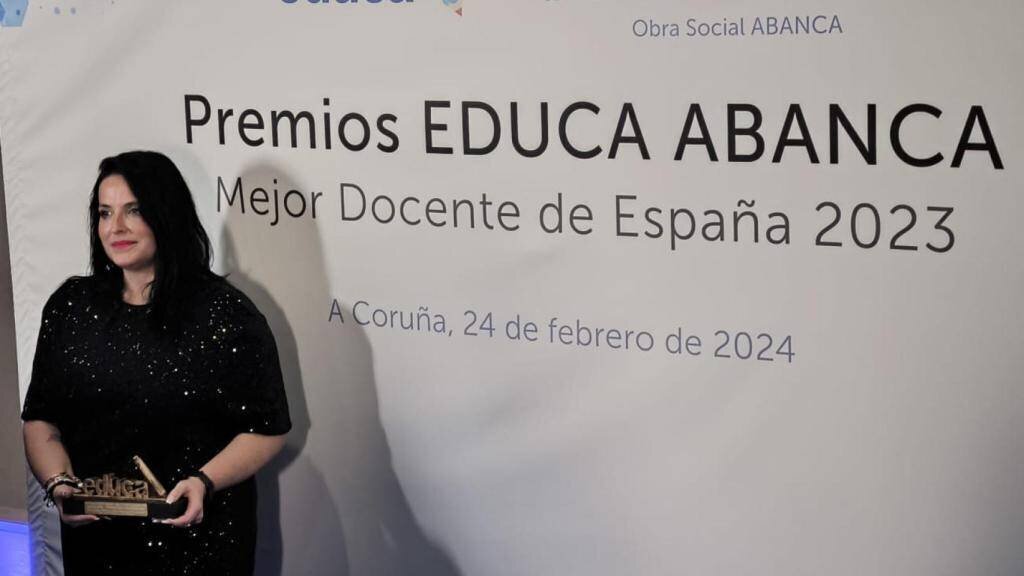 Patricia Santos, la malagueña élue trois fois comme la meilleure docente de FP de España.
