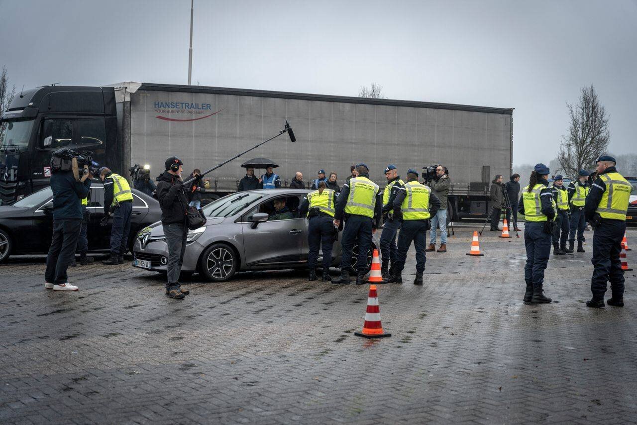 Ministre Faber lors du contrôle