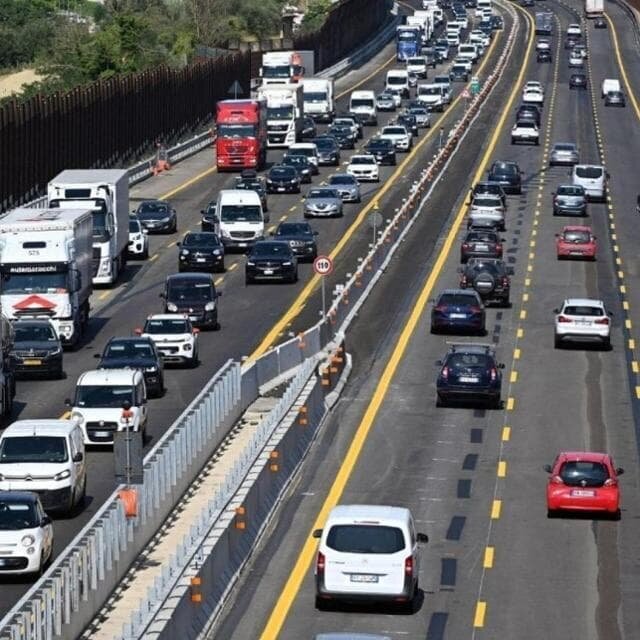 Accident A1 près de Cassino