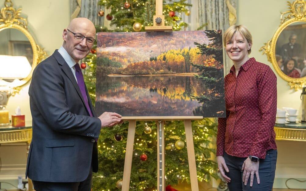 Carte de Noël de John Swinney