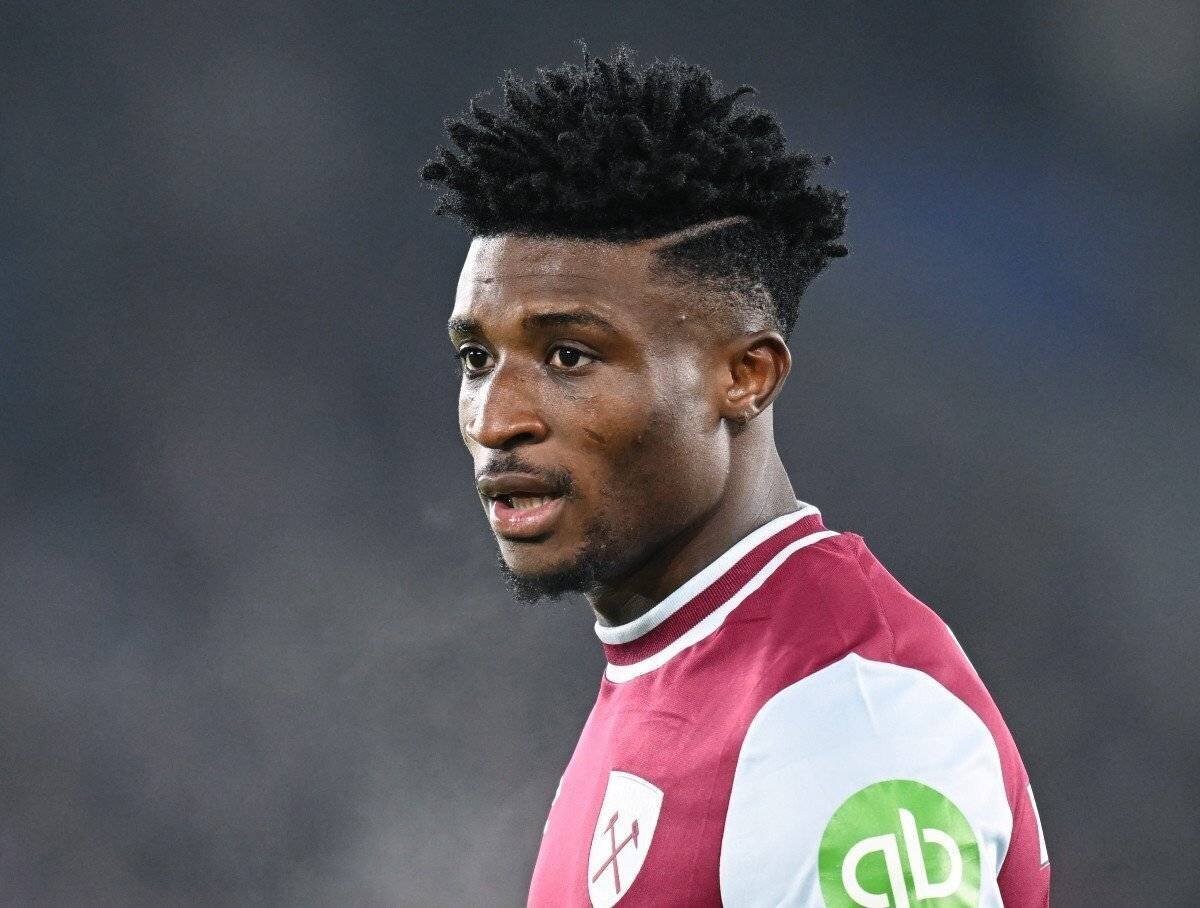 Mohammed Kudus en action pour West Ham