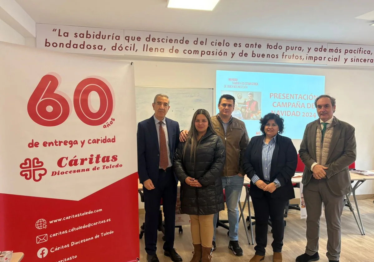 Présentation de la campagne de Noël de Cáritas Toledo