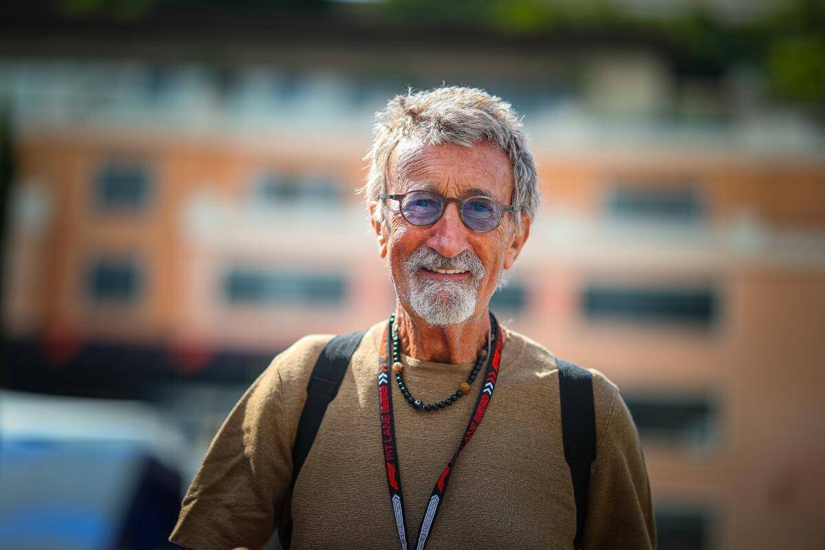 Eddie Jordan lors d'un événement de Formule 1