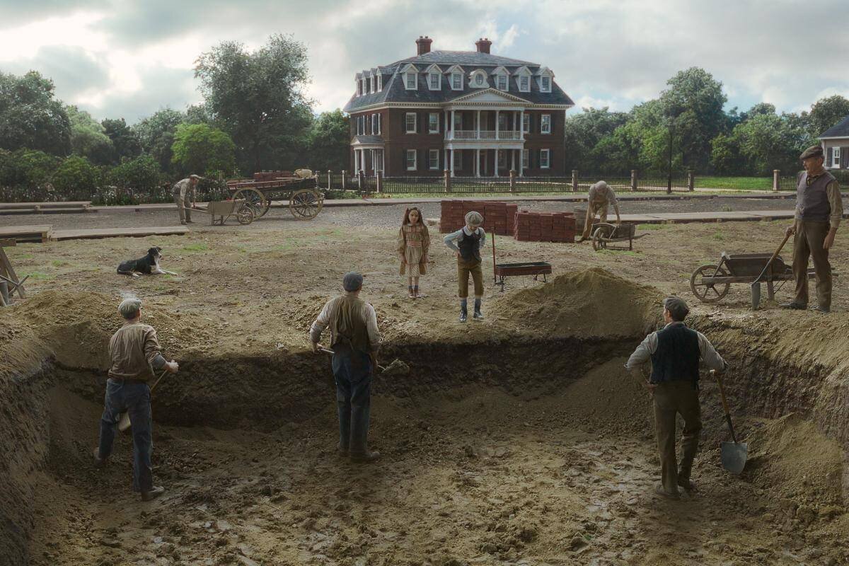 Le salon, un élément central du film 'Here'