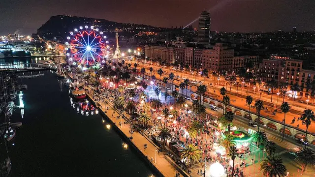 Navidad en el Puerto de Barcelona