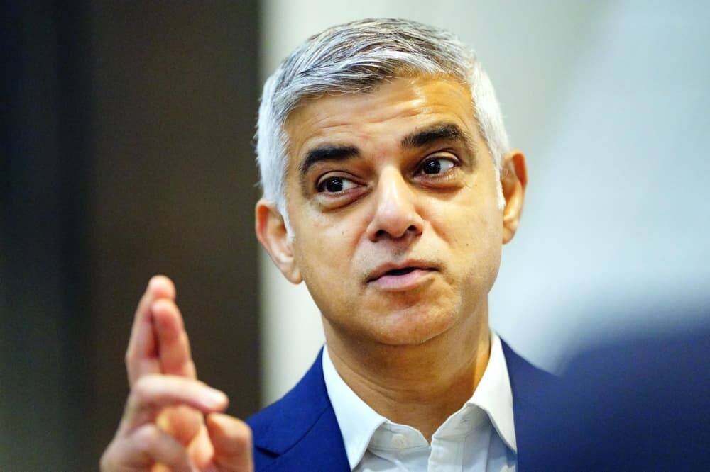 Sadiq Khan lors d'un événement