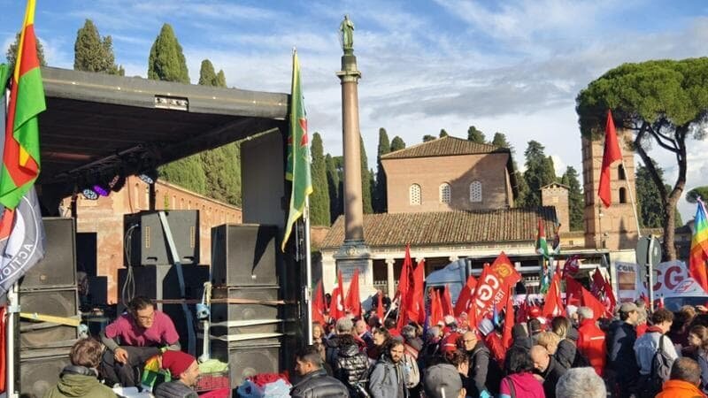 Manifestation à Rome contre le DDL Sécurité