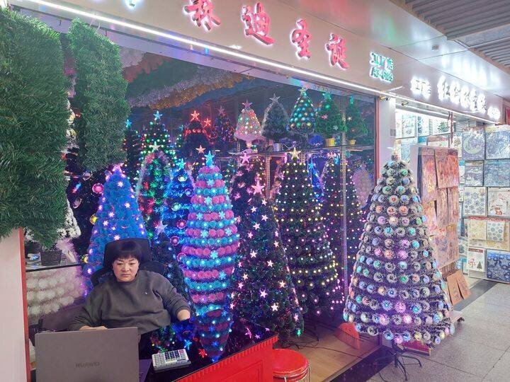 Magasin spécialisé dans les sapins artificiels lumineux