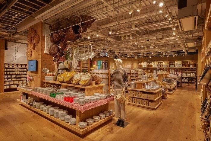 Produits ménagers chez Muji Ginza