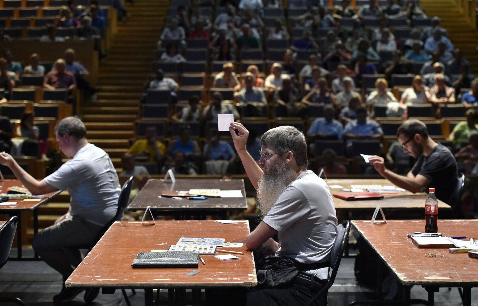 Nigel Richards en 2015 lors des championnats francophones de Scrabble