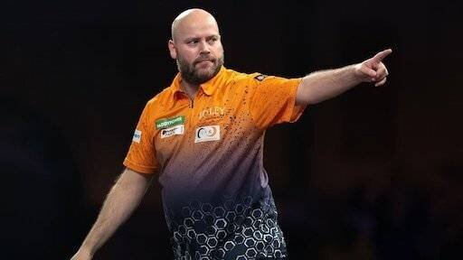 Christian Kist lors du WK de darts
