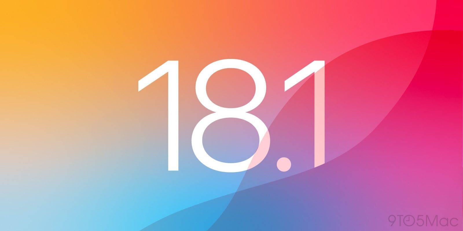 Logo iOS 18.1 Apple Intelligence