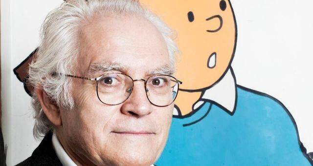 Albert Algoud, fantaisiste tintinophile implacable publie 'La vraie vérité sur Tintin' (Hugo Desinge). - Bruno Klein