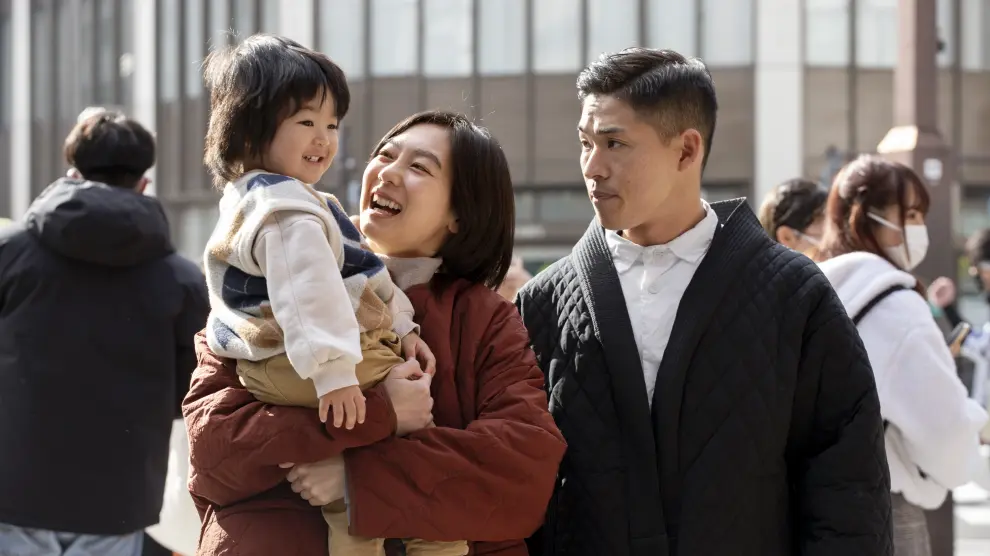 Une famille asiatique