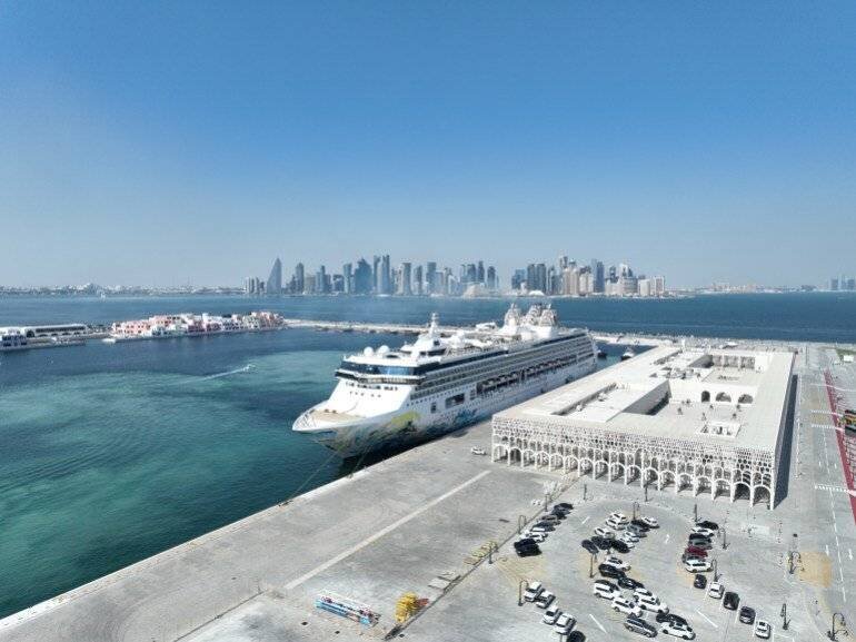 Navire de croisière à Doha