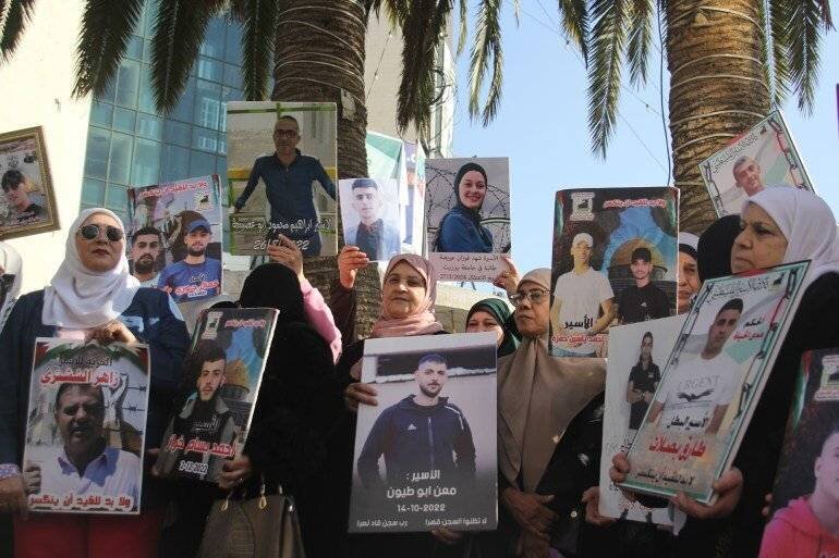 Protestation des familles des prisonniers