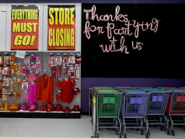 Fermeture de Party City à Racine, Wisconsin
