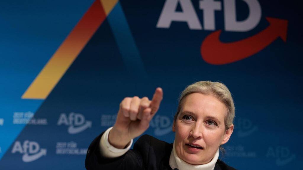 Alice Weidel, candidate de l'AfD pour les élections à la chancellerie.