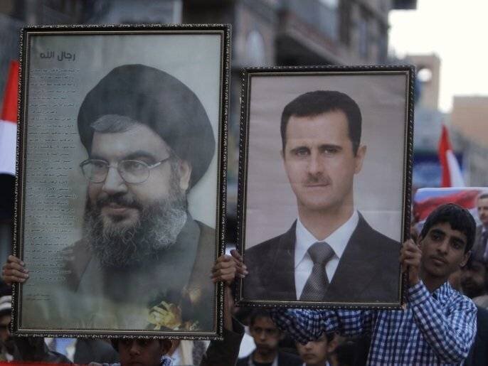 Bachar Assad et Hassan Nasrallah