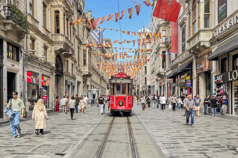 La rue Istiklal à Istanbul