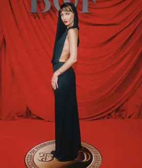 Ari Fournier sur le tapis rouge